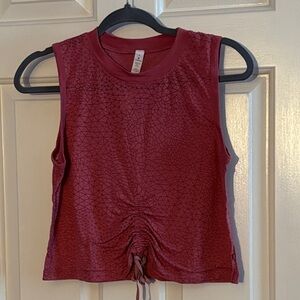 Pink “Cinch Me Up” Ruched Top